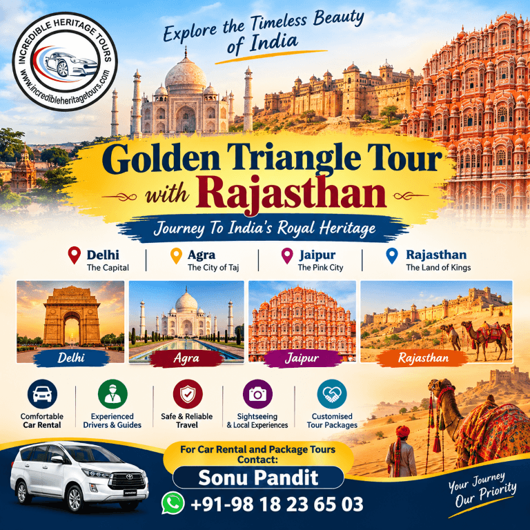 Golden Triangle Tour With Rajasthan